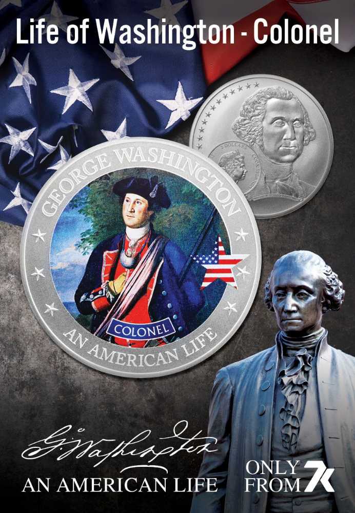 Life of George Washington  coin collectible [Barcode 66217270006306680378] - Main Image 3