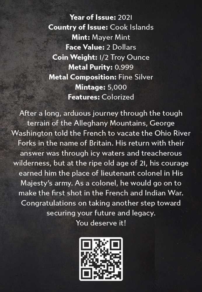 Life of George Washington  coin collectible [Barcode 66217270006306680378] - Main Image 4