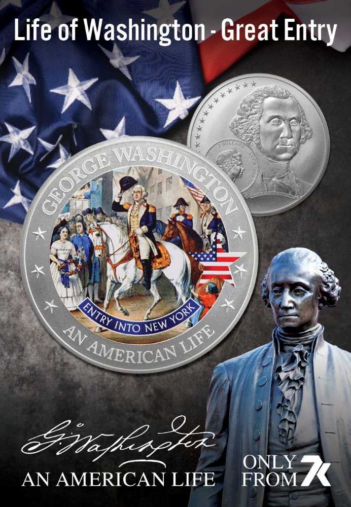 Life of George Washington  coin collectible [Barcode 66217570006308931207] - Main Image 3