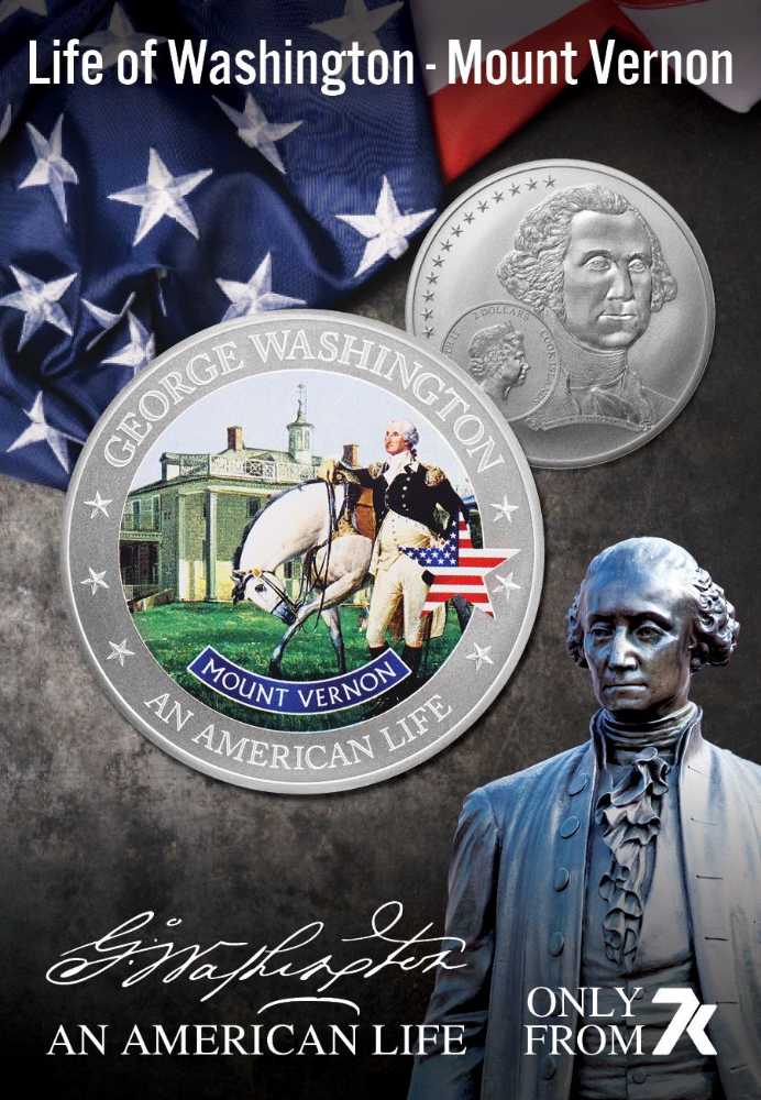 Life of George Washington  coin collectible [Barcode 66217670006309918019] - Main Image 3