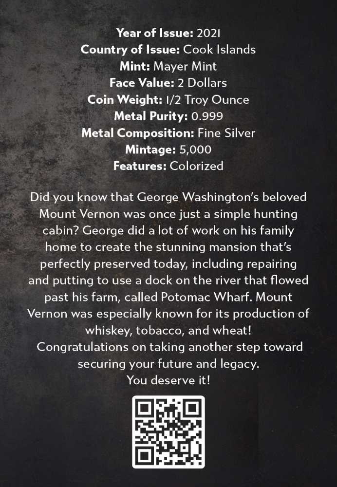 Life of George Washington  coin collectible [Barcode 66217670006309918019] - Main Image 4