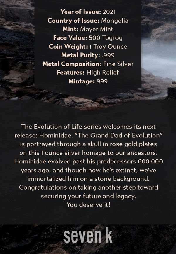 Evolution of Life  coin collectible [Barcode 51280570006545293001] - Main Image 4