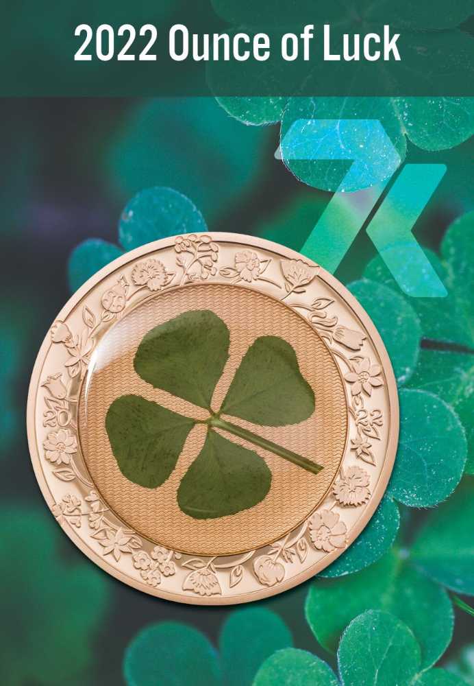 4-Lead Clover  coin collectible [Barcode 70706970006545271030] - Main Image 3