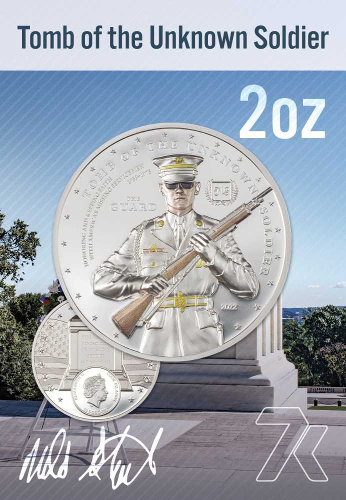 Unknown Soldier  coin collectible [Barcode 35244970006574200206] - Main Image 3