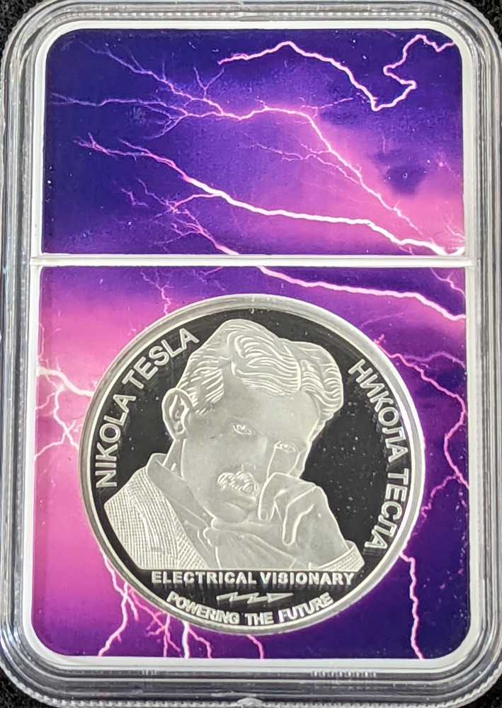 Nikola Tesla  coin collectible [Barcode 54987169006256794129] - Main Image 2