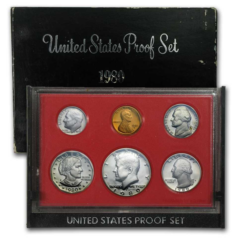 Proof 1980  coin collectible - Main Image 1