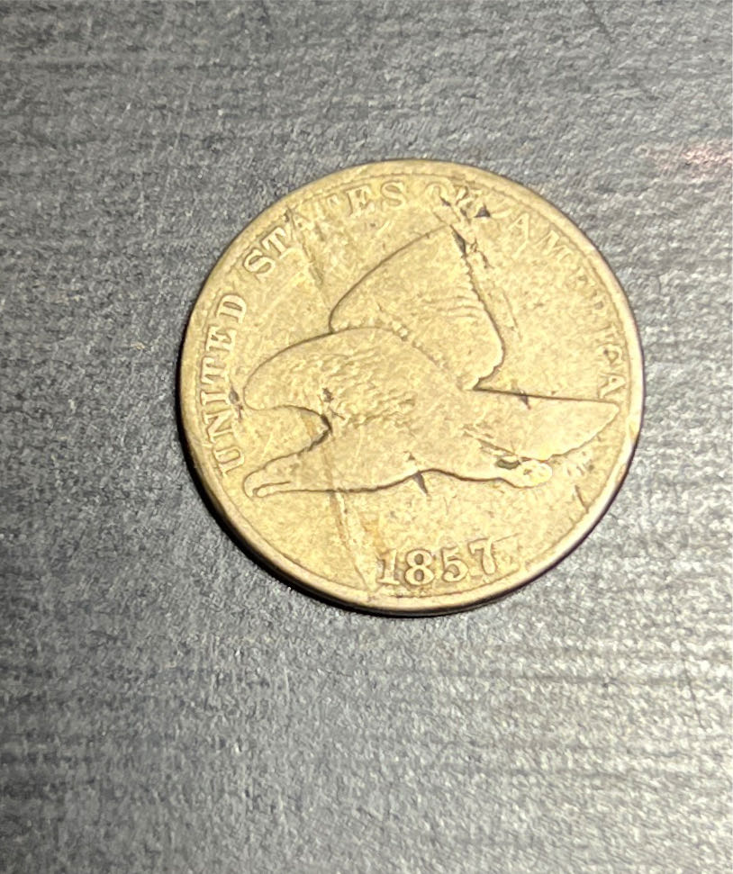 Flying Eagle Penny - 1857  coin collectible - Main Image 3