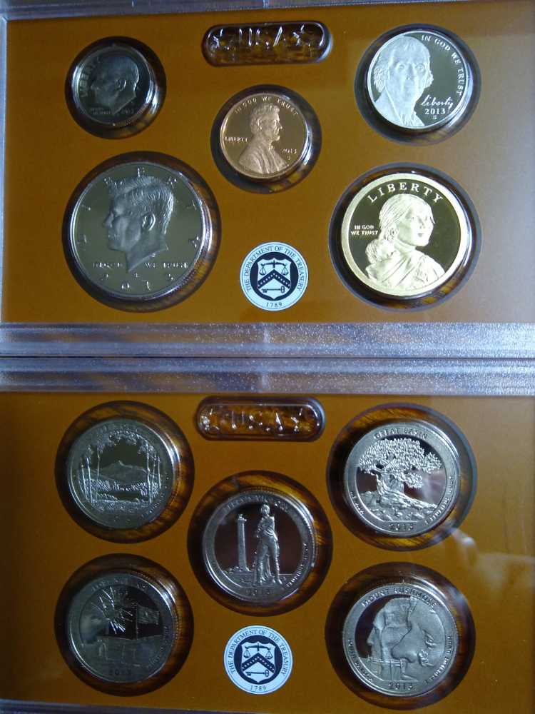 Proof 2013 S with Quarter’s, & Dollar’s   coin collectible - Main Image 2