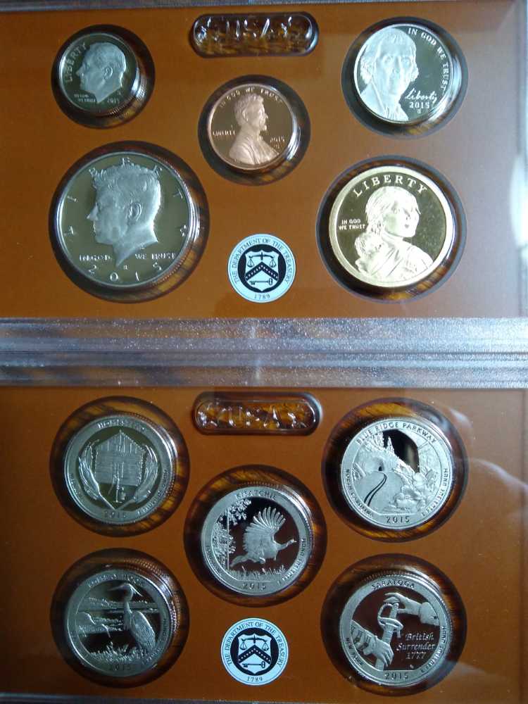 Proof 2015 S with Quarter’s, & Dollar’s   coin collectible - Main Image 2