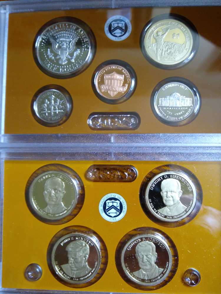 Proof 2015 S with Quarter’s, & Dollar’s   coin collectible - Main Image 3