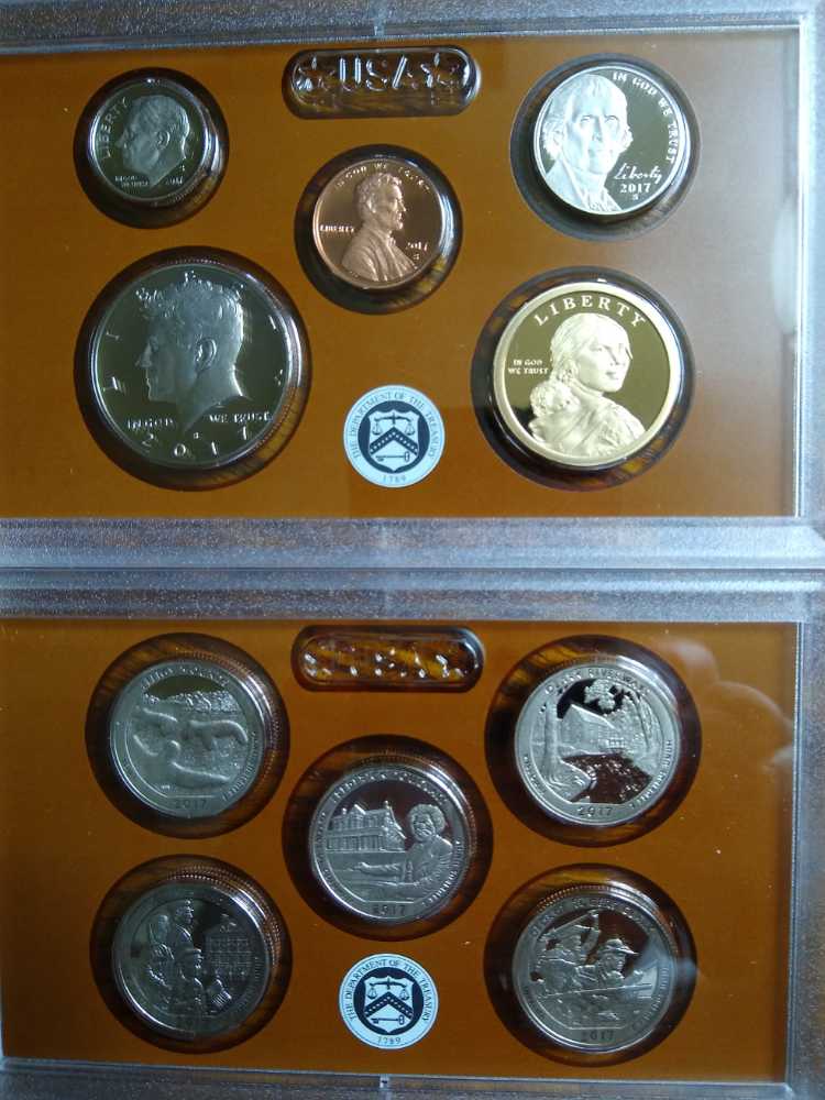 Proof 2017 S with Quarter’s, & Dollar’s   coin collectible - Main Image 2