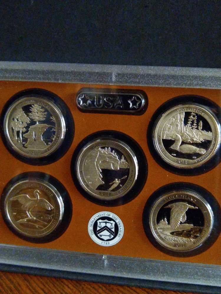 Proof 2018 S with Quarter’s, & Dollar’s   coin collectible - Main Image 2