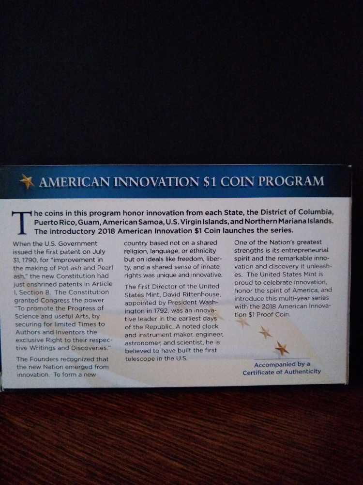American Innovation 2018  coin collectible - Main Image 4