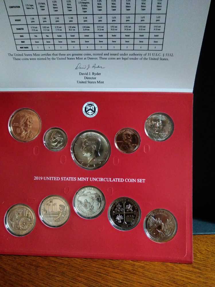Uncirculated Denver 2019  coin collectible - Main Image 2