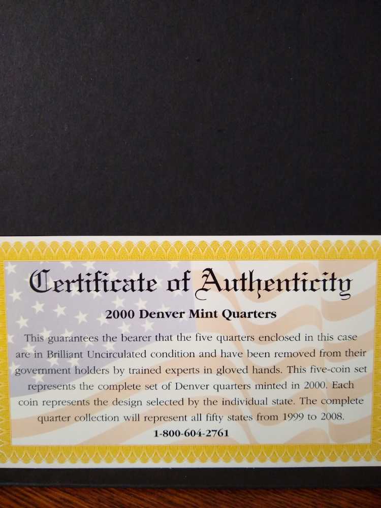 CSN 2000 State Quarter Denver   coin collectible - Main Image 4