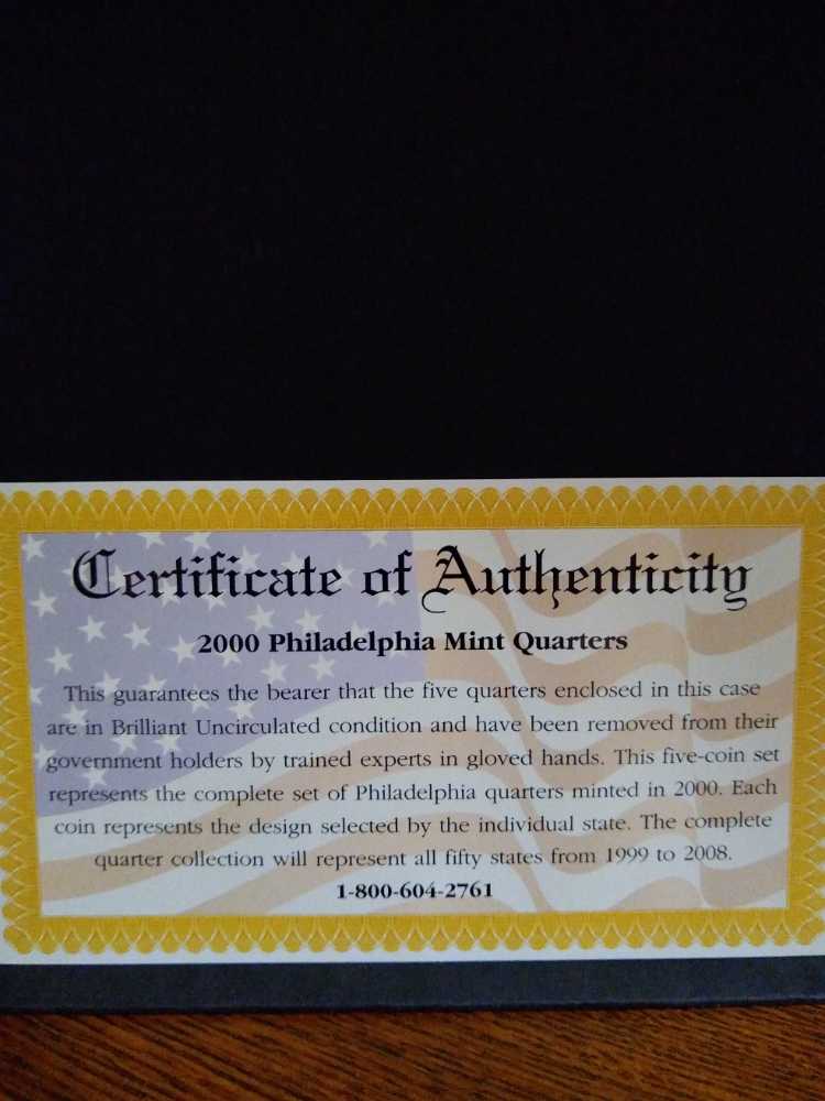 CSN 2000 State Quarter Philadelphia coin collectible - Main Image 4