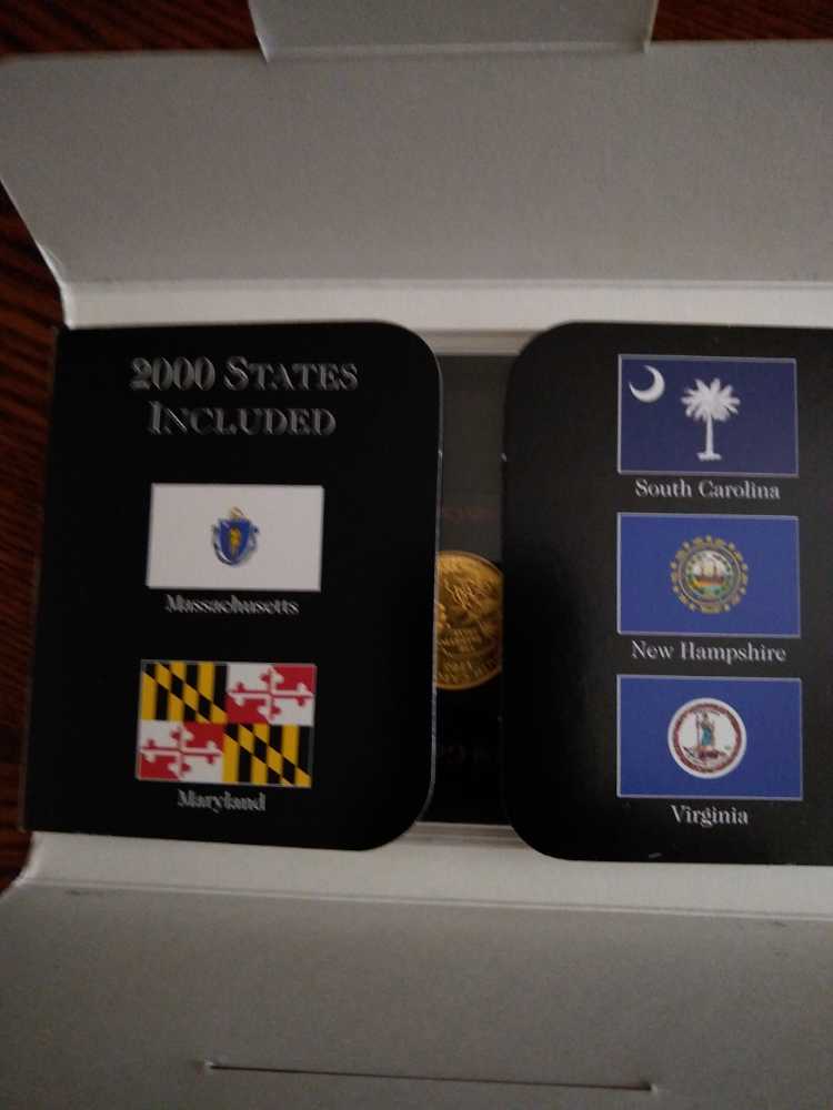 CSN 2000 State Quarter Gold  coin collectible - Main Image 3