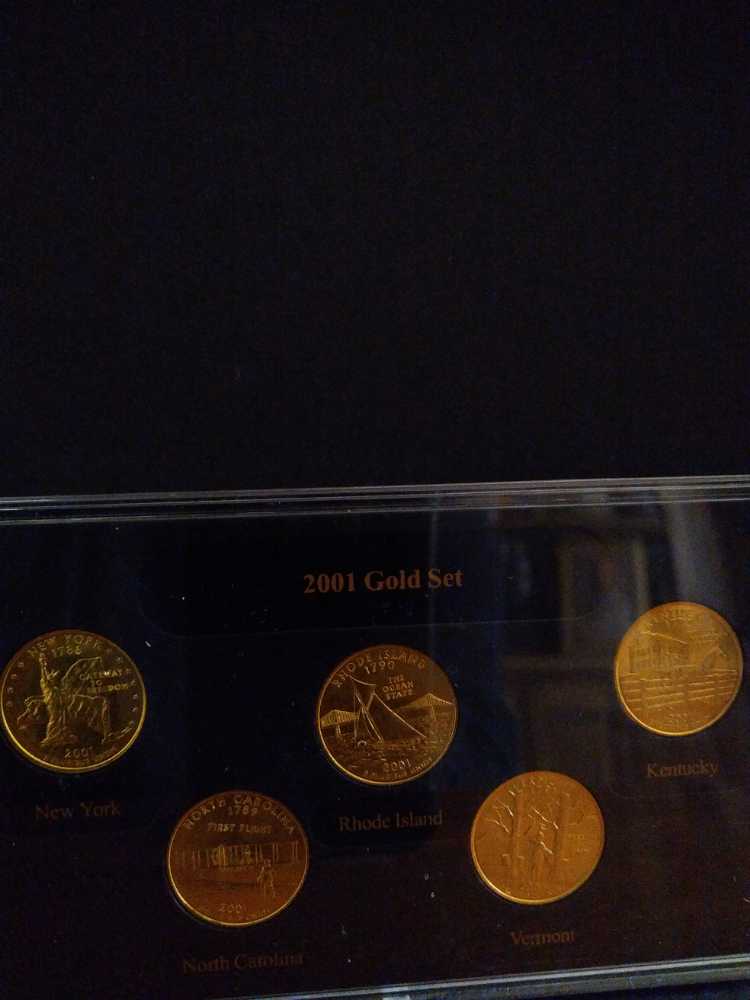 CSN 2001 State Quarter Gold  coin collectible - Main Image 2