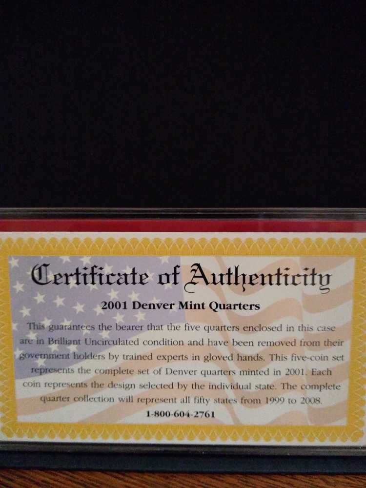 CSN 2001 State Quarter Denver   coin collectible - Main Image 4