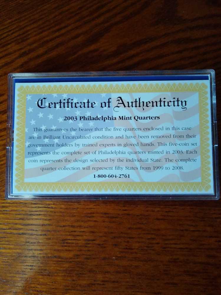 CSN 2003 State Quarter Philadelphia   coin collectible - Main Image 4