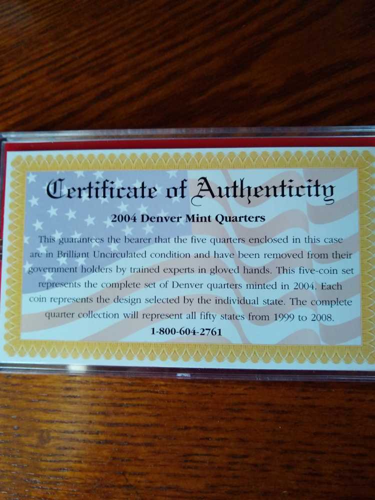 CSN 2004 State Quarter Denver   coin collectible - Main Image 4