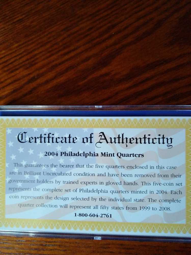 CSN 2004 State Quarter Philadelphia   coin collectible - Main Image 4