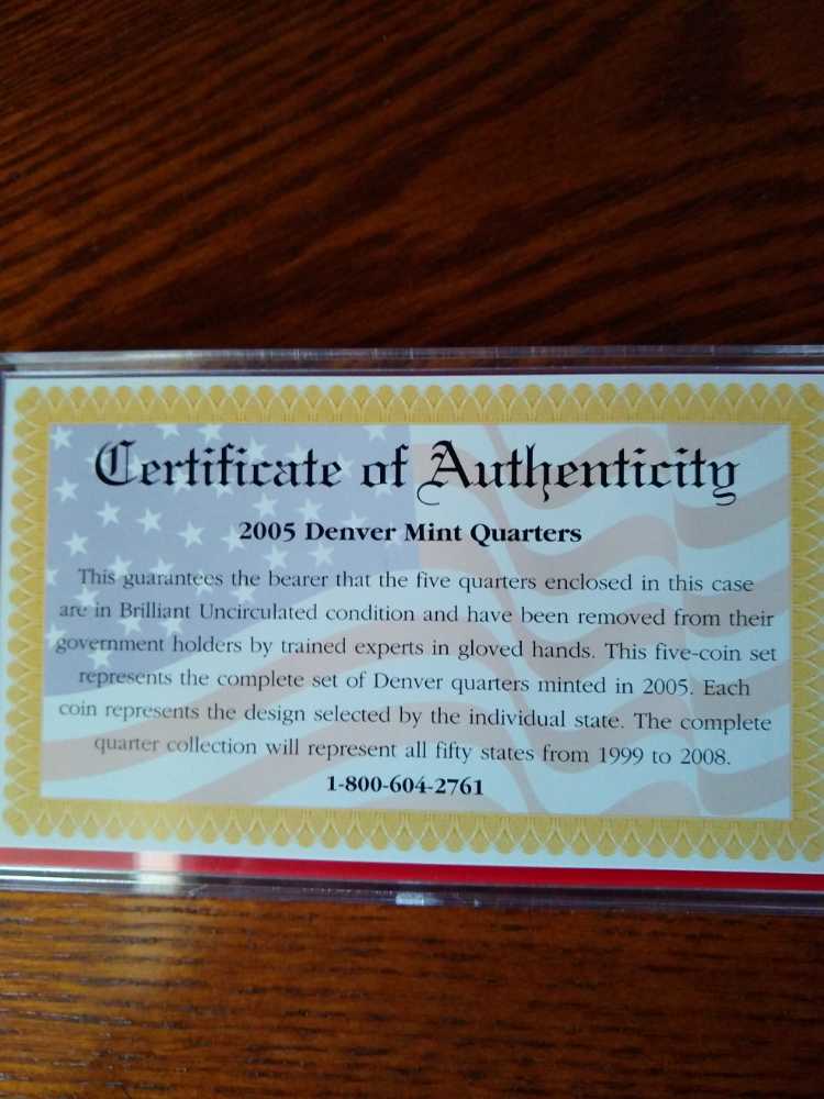 CSN 2005 State Quarter Denver   coin collectible - Main Image 4