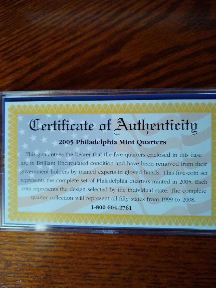 CSN 2005 State Quarter Philadelphia   coin collectible - Main Image 4