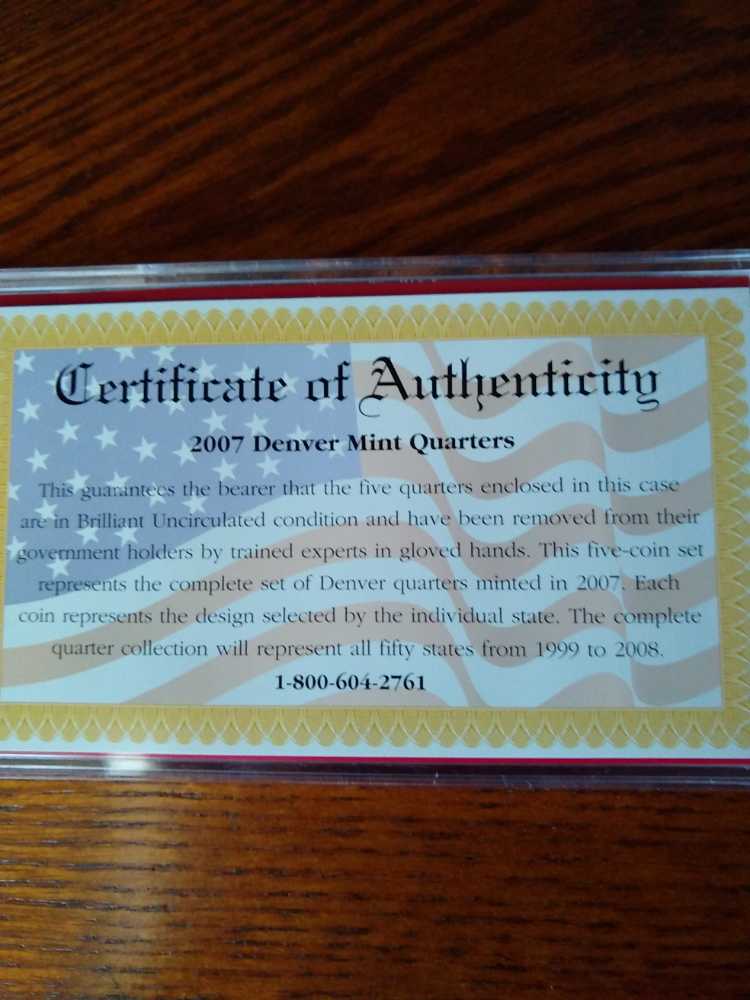 CSN 2007 State Quarter Denver   coin collectible - Main Image 4