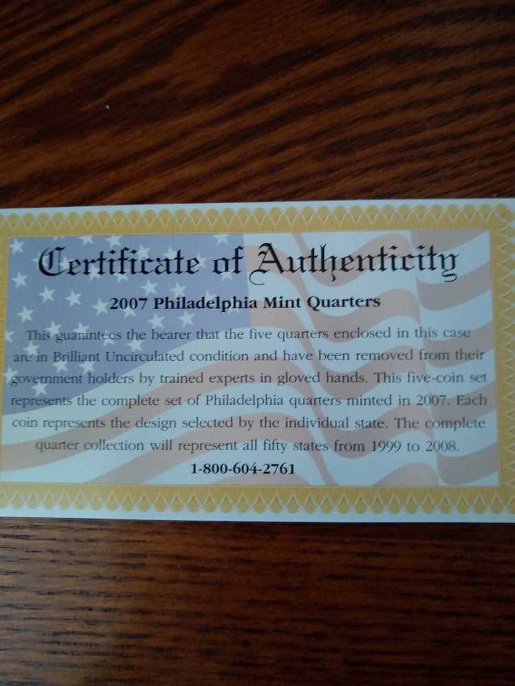 CSN 2007 State Quarter Philadelphia   coin collectible - Main Image 4