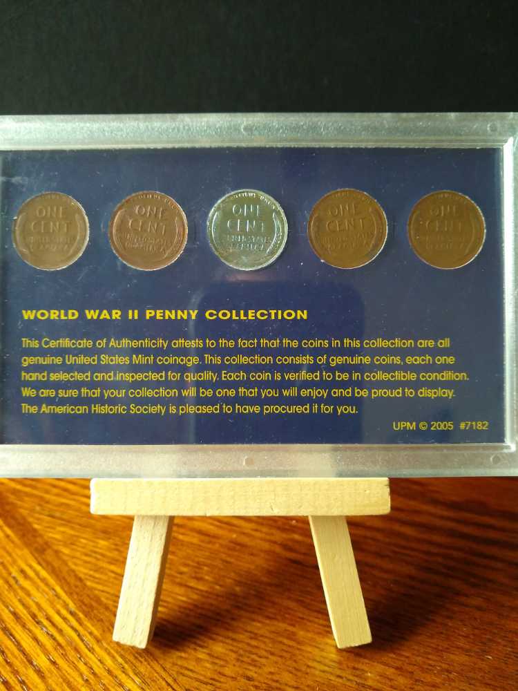 WWII 1941-1945 Penny’s   coin collectible - Main Image 2