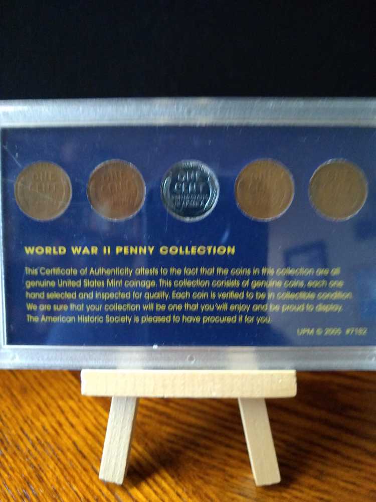 WWII 1941-1945 Penny’s   coin collectible - Main Image 2