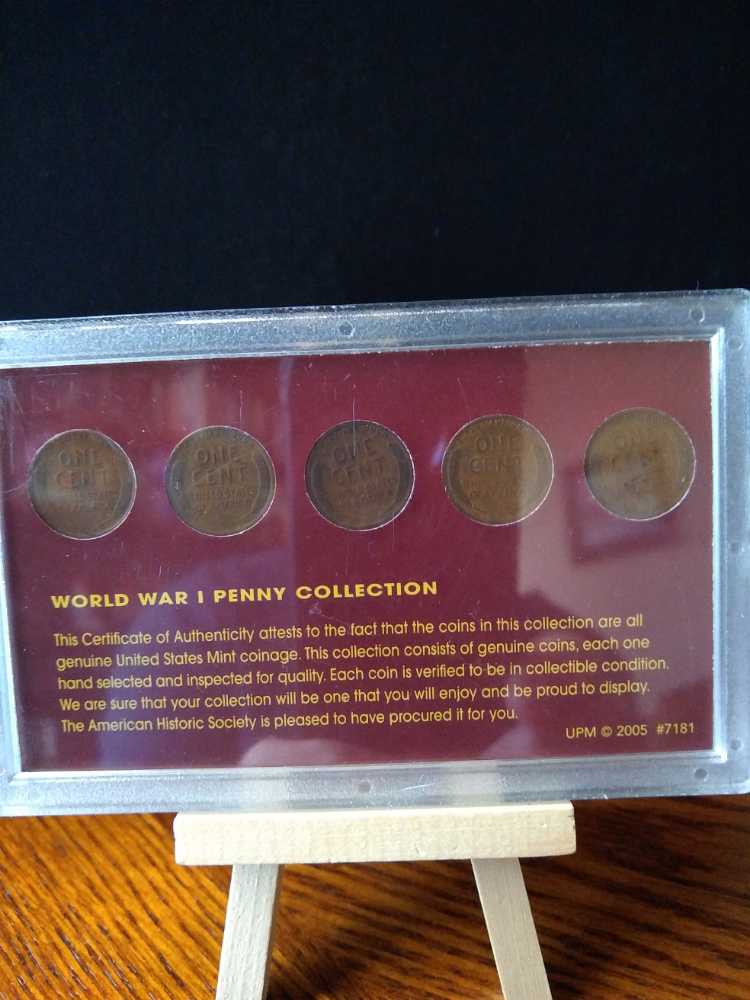 WWI 1914-1918 Penny  coin collectible - Main Image 2