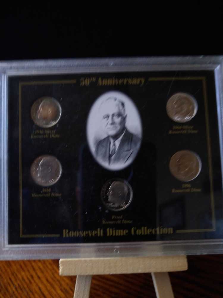 Roosevelt Dime 50th Anniversary coin collectible - Main Image 1