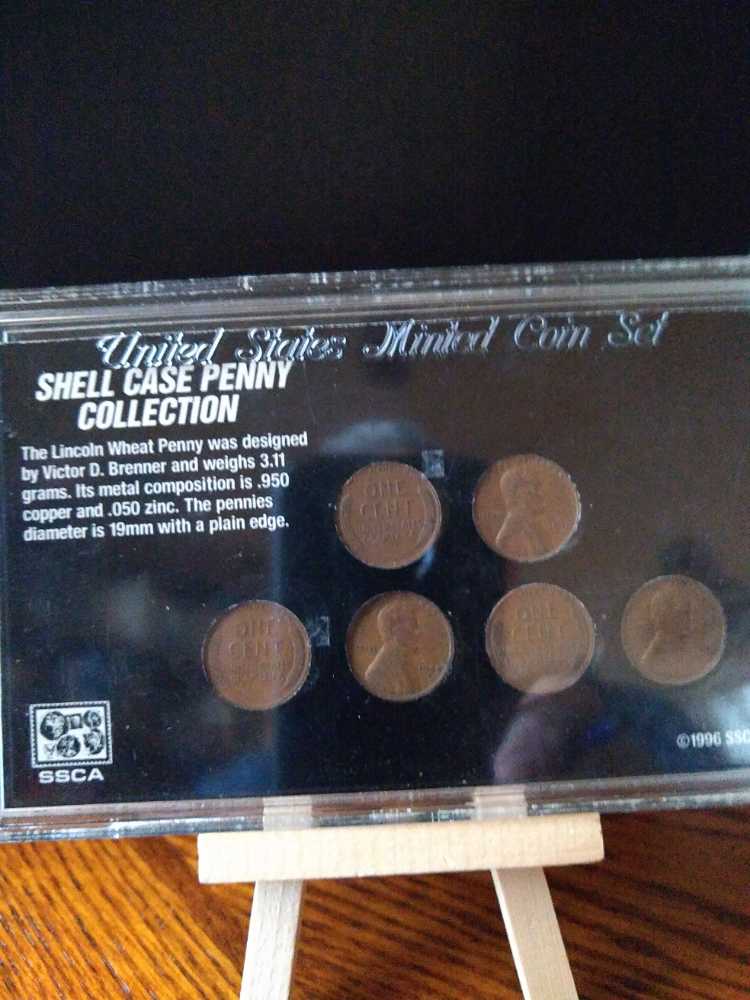 Shell Case Penny 1944, 1945, 1946  coin collectible - Main Image 2