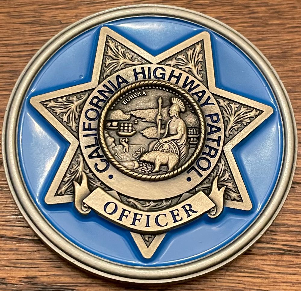 California Highway Patrol - Super Bowl LVI  coin collectible - Main Image 1