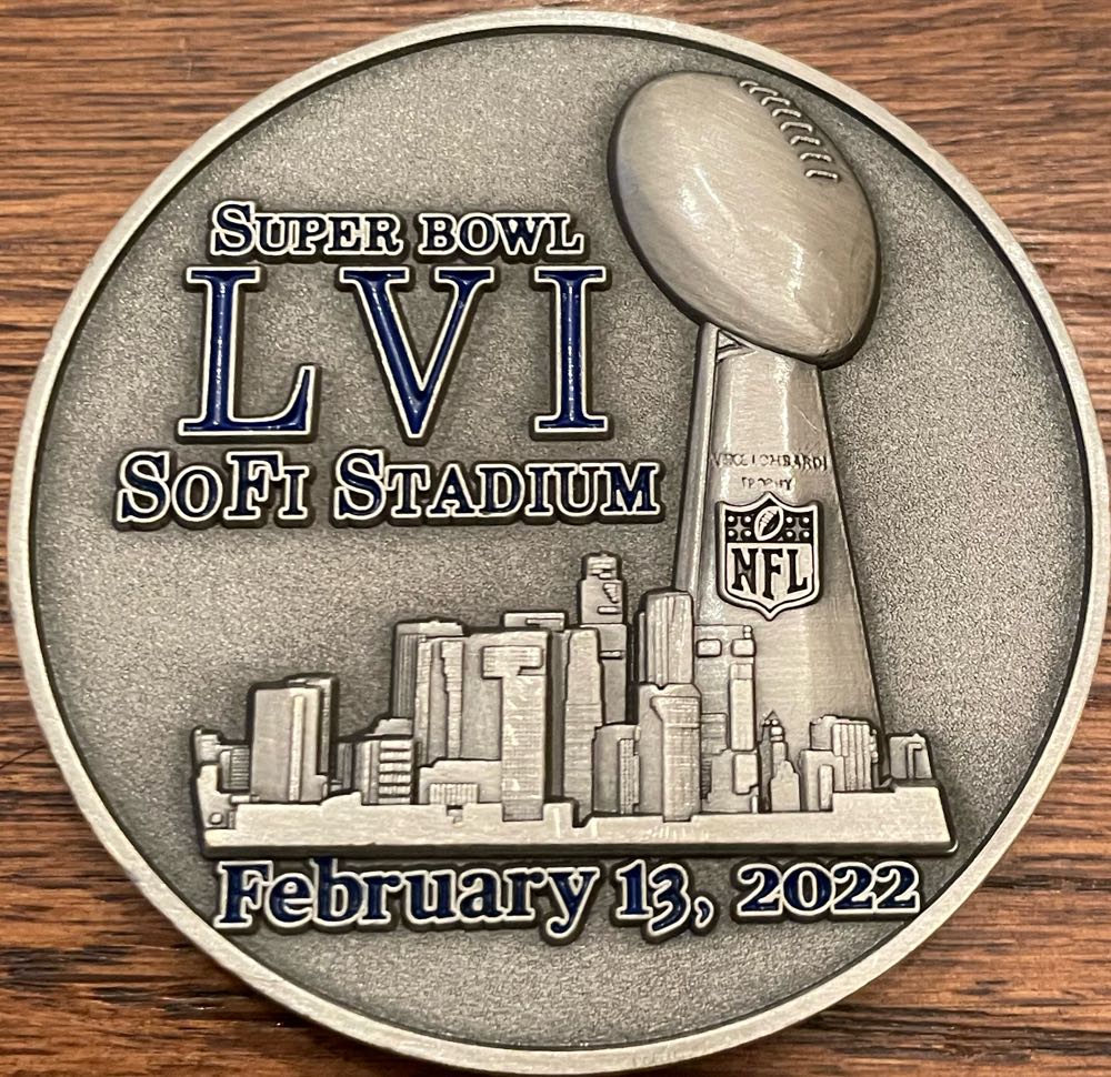California Highway Patrol - Super Bowl LVI  coin collectible - Main Image 2