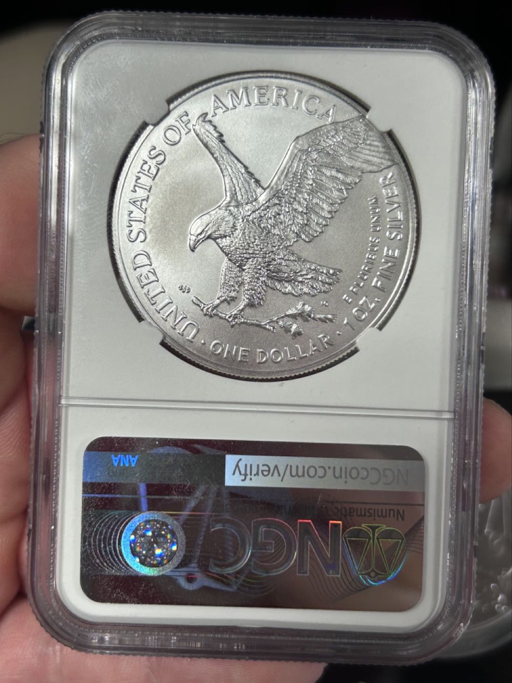 American Silver Eagle coin collectible - Main Image 2