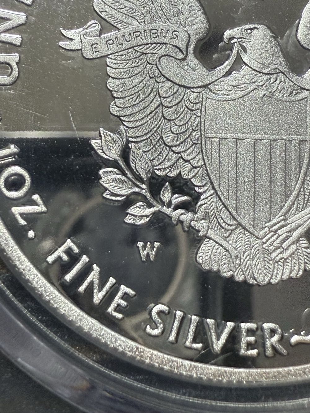 Slab 2019-W American Silver Eagle PCGS No. 698821.70/37794138  coin collectible - Main Image 3