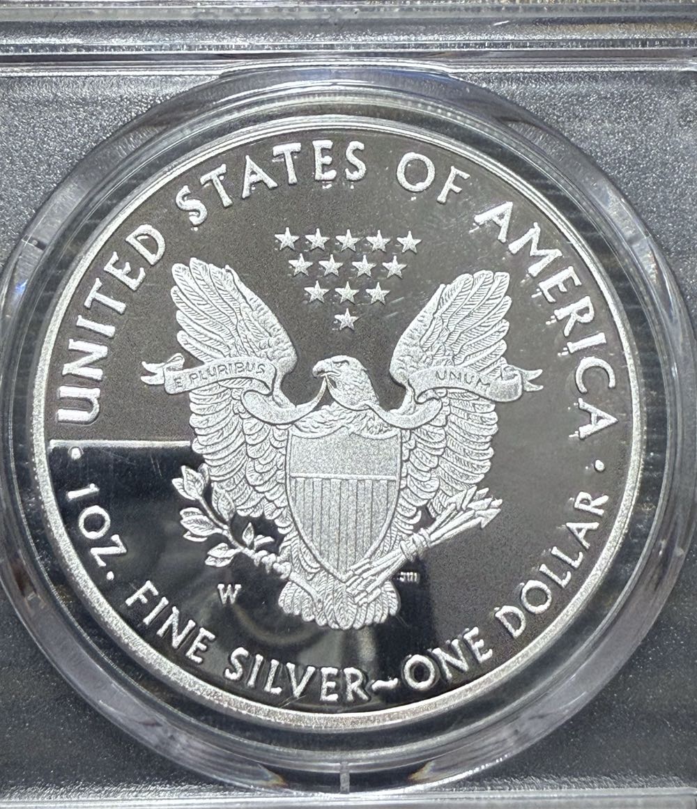 Slab 2019-W American Silver Eagle PCGS No. 698821.70/37794138  coin collectible - Main Image 4