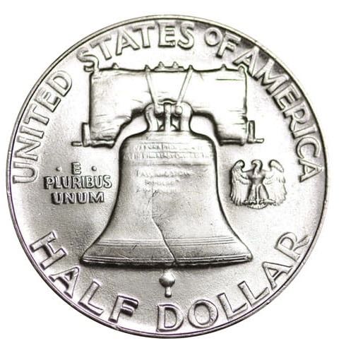 Franklin Silver Half Dollar 1952  coin collectible - Main Image 2