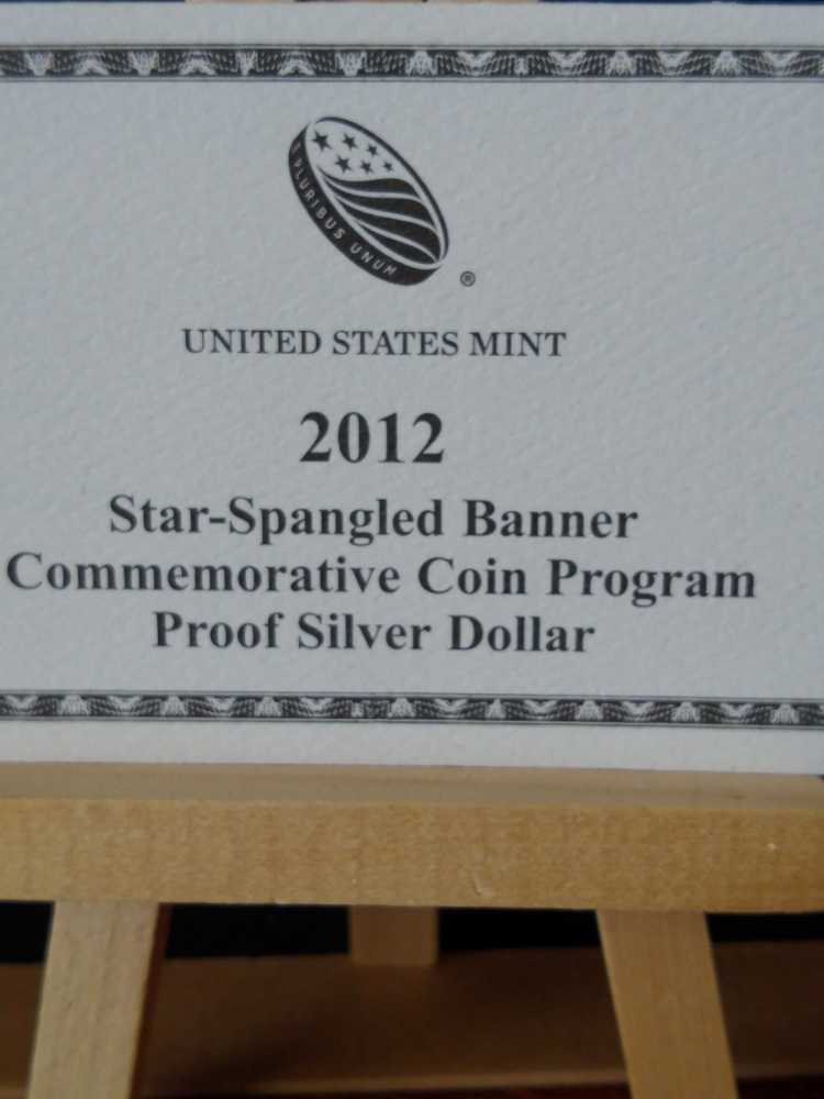 Star Spangled Banner 2012 Silver Dollar   coin collectible - Main Image 3