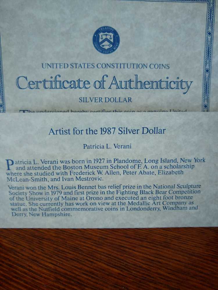 Commemorative We The People S Mint  coin collectible - Main Image 3