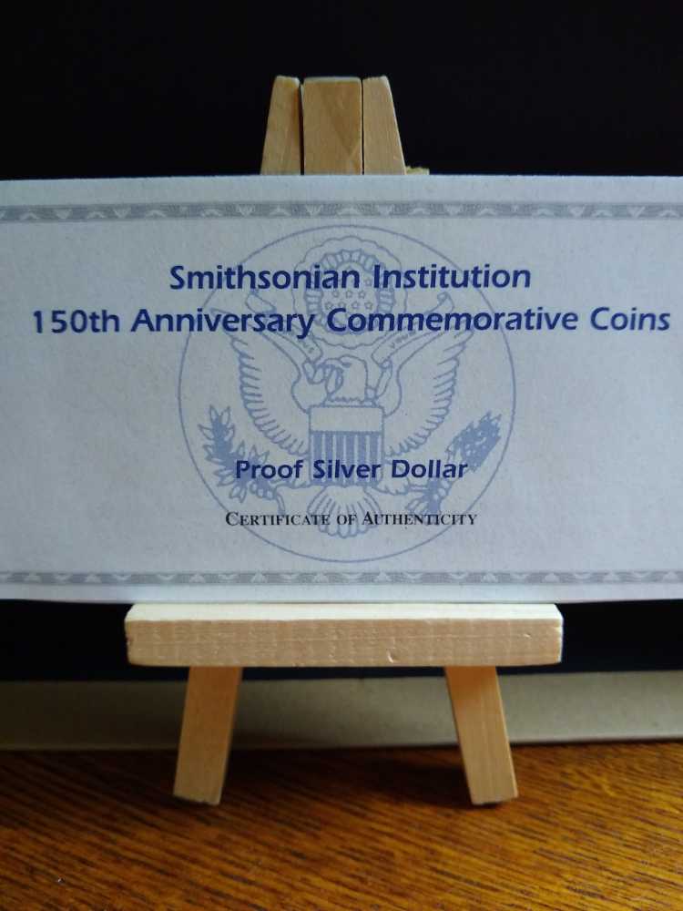 Smithsonian Institution 1996 150th Anniversary 1996 Silver Dollar Commemorative P Proof   coin collectible - Main Image 3