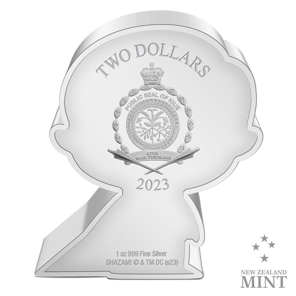 2023 Niue Chibi DC Comics Shazam! Fury of the Gods - 1 Oz Silver Coin   coin collectible - Main Image 3