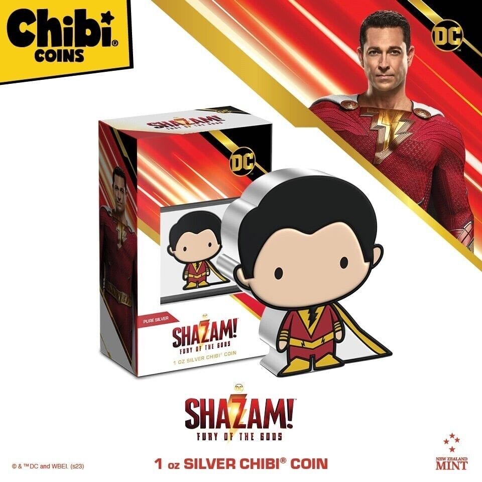 2023 Niue Chibi DC Comics Shazam! Fury of the Gods - 1 Oz Silver Coin   coin collectible - Main Image 4