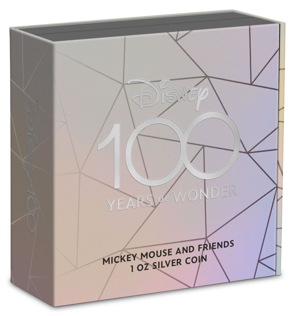 2023 NIUE Disney “100 Years of Wonder” Mickey Mouse and Friends  - 1 oz Silver Coin  coin collectible - Main Image 2