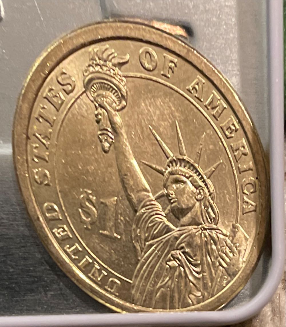 George Washington One Dollar  coin collectible - Main Image 2