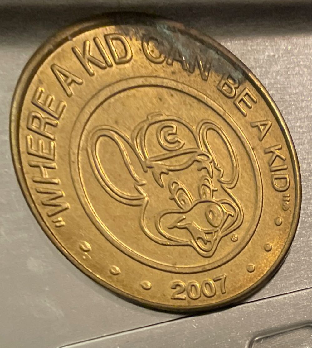 Chuck E Cheese 2007 Token  coin collectible - Main Image 2