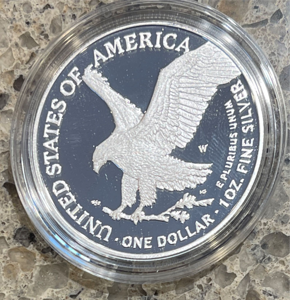 D. 2023 American Eagle PR W T2  coin collectible [Barcode 704786450867] - Main Image 3
